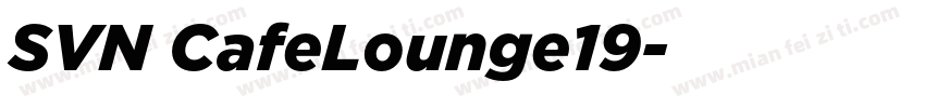 SVN CafeLounge19字体转换